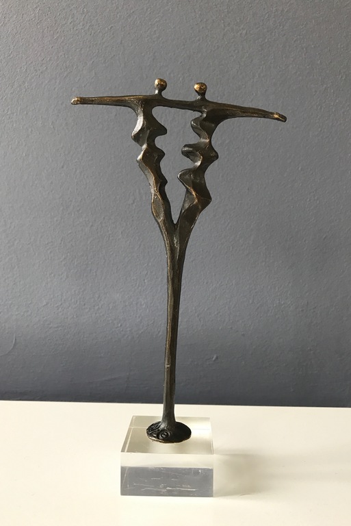 Corry Ammerlaan - Bronzen sculptuur - Tweeling kopen? Bied vanaf 35!