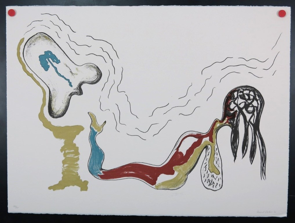 Ruud Dijkers: Litho, Zonder titel (blauw) kopen? Bied vanaf 1!