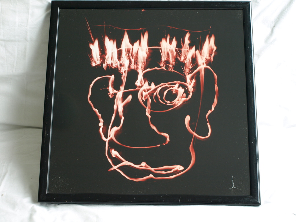 Paul Blanca : Foto – Drawing with light 2– gesigneerd - ingelijst - 1999 kopen? Bied vanaf 45!