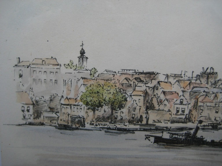 Bob Brobbel , kleurenlitho , Nijmegen  kopen? Bied vanaf 5!