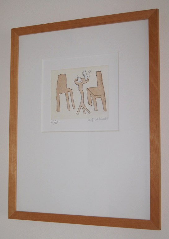 Klaas Gubbels hand-ingekleurde ets uit 2004. kopen? Bied vanaf 225!