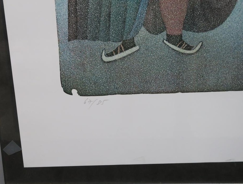 Adolf Born: Litho, Nederlands aanzoek - Ingelijst kopen? Bied vanaf 100!