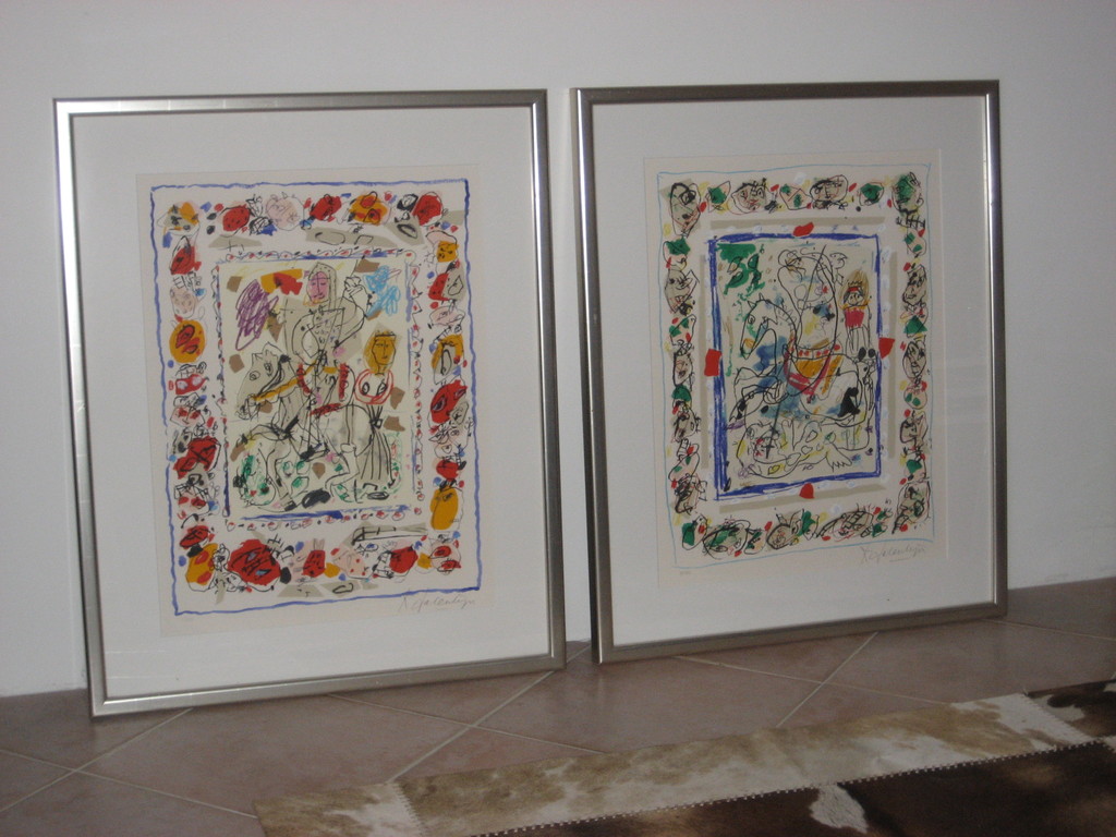 Salentijn, Kees 'KNIGHT' kleurenlitho te koop aangeboden. kopen? Bied vanaf 225!