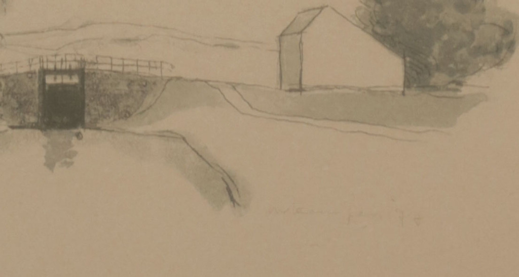 Mart Kempers: Litho, Groen landschap - Ingelijst kopen? Bied vanaf 1!