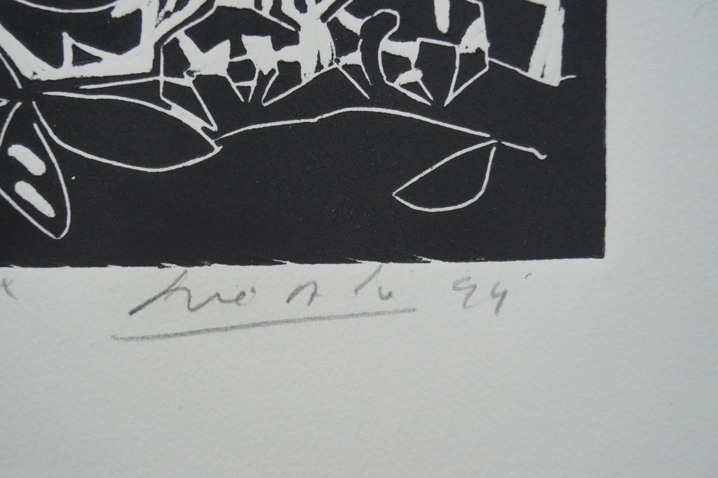 John Lie a Fo - gesigneerde zeefdruk - pas de deux kopen? Bied vanaf 1!