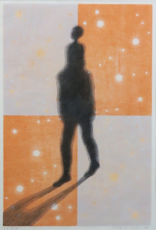 Jacomijn den Engelsen: Houtsnede, Man en kind - Ingelijst kopen? Bied vanaf 50!