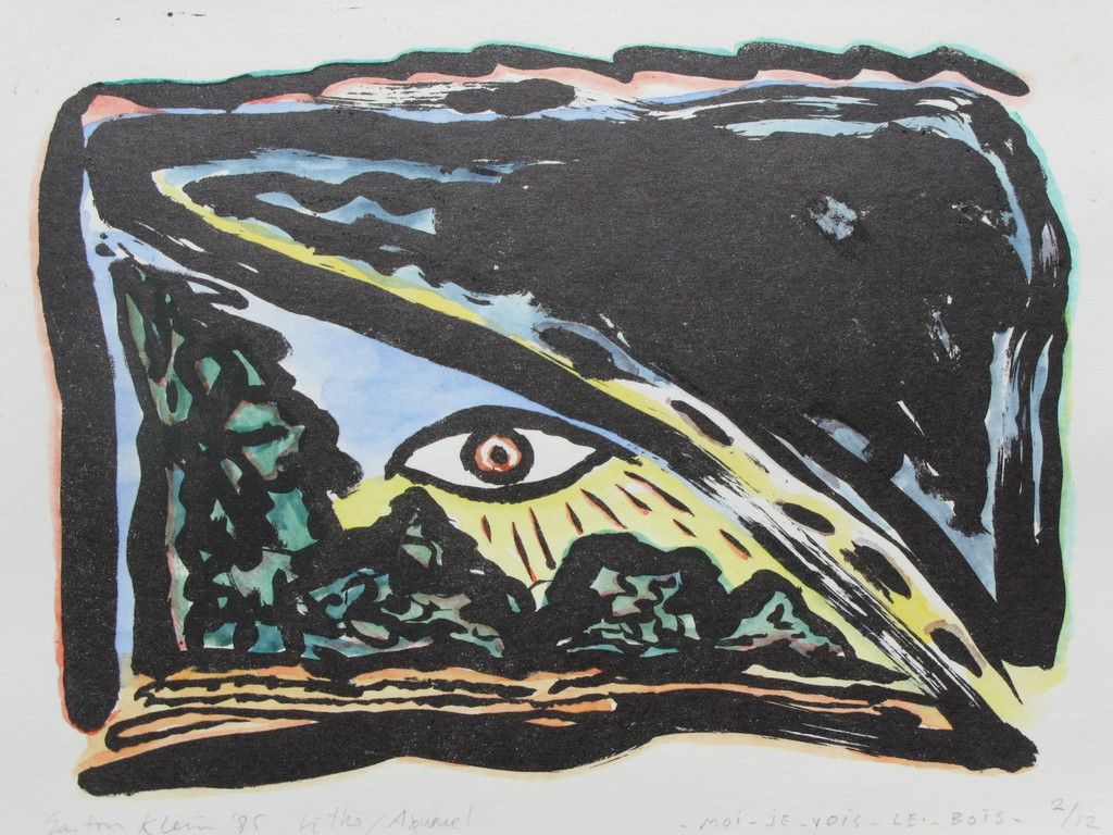 GASTON KLEIN - ORIGINEEL aquarel/litho uit 12. kopen? Bied vanaf 35!