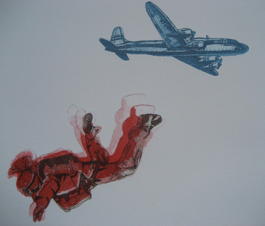 Leentje Linders - Falling to Earth, part three - kleurenets met reliefdruk kopen? Bied vanaf 35!