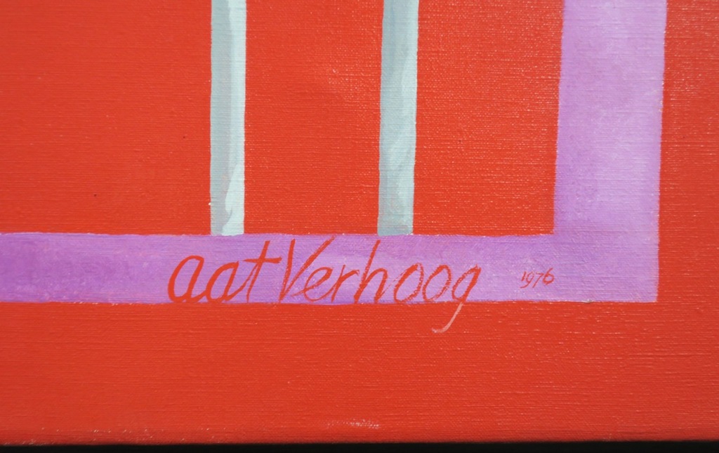 Aat Verhoog: Acryl op doek, Familieportret - Ingelijst (Zeer groot) kopen? Bied vanaf 400!
