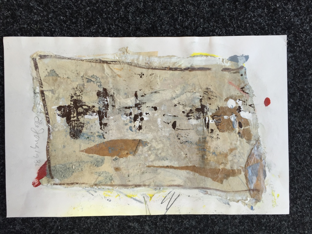 2 x Leo de Jong mixed media 1986 kopen? Bied vanaf 1!