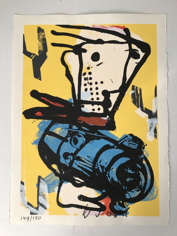 Herman Brood | Zeefdruk | Cowboy verkocht voor € 225!