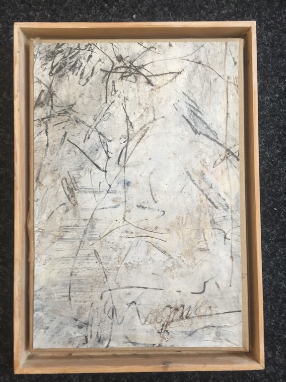 2 x Leo de Jong mixed media verkocht voor € 80!