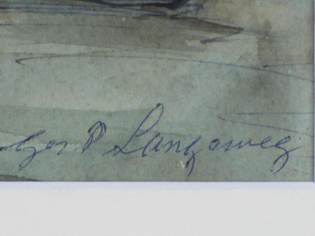 Ger Langeweg, Gezicht op Damme, Gemengde techniek kopen? Bied vanaf 60!