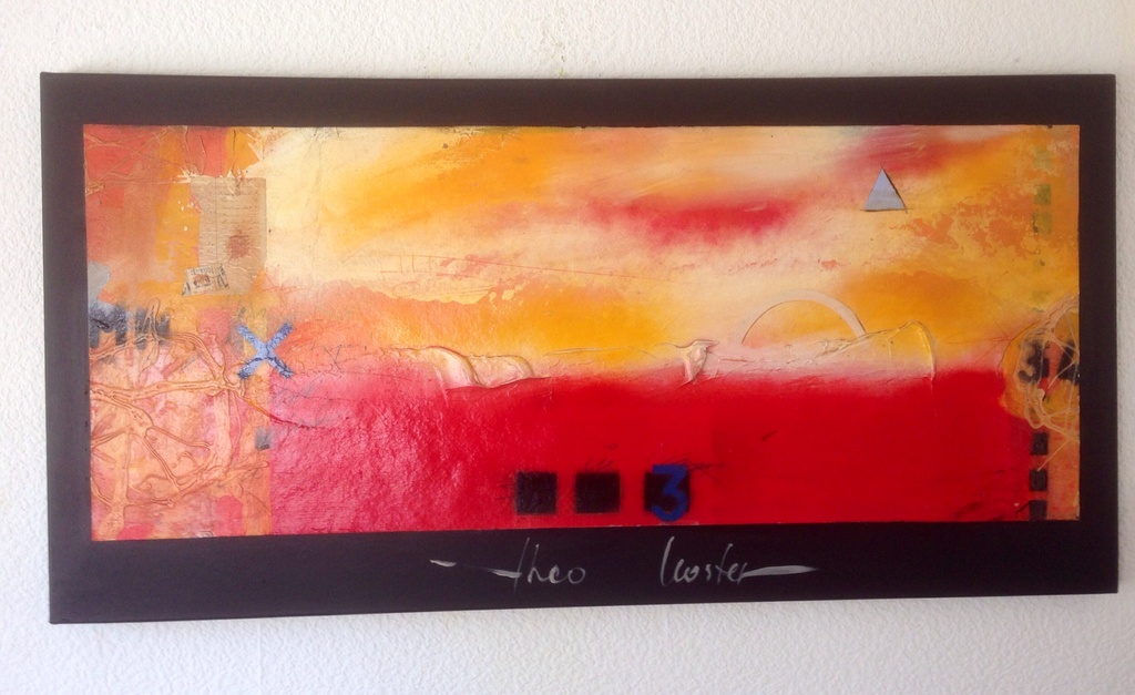 Theo koster , gemengde techniek, travelling kopen? Bied vanaf 1!