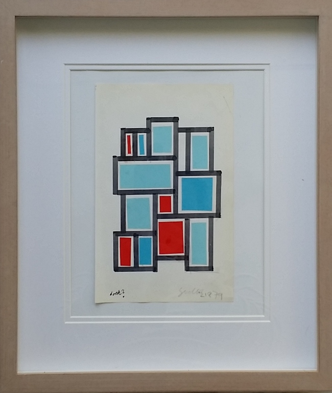 Siep van den BERG - collage op papier - gesigneerd kopen? Bied vanaf 135!