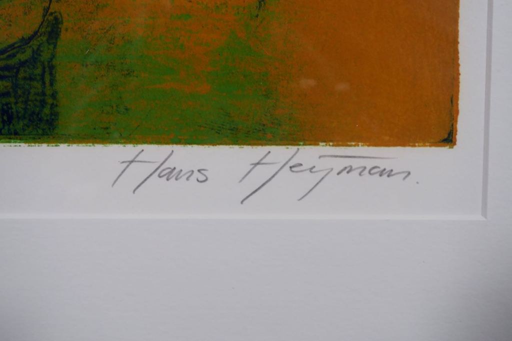 Hans Heijman: Kleurets, Kayenta - Ingelijst kopen? Bied vanaf 20!