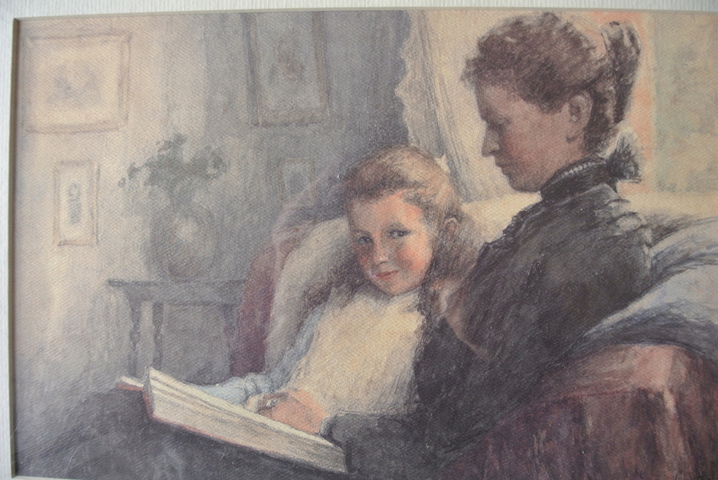 E.. v. Goethem. 5 Aquarellen -klassiek passe-partout.Lithografie.KERSTAANBIEDING kopen? Bied vanaf 59!
