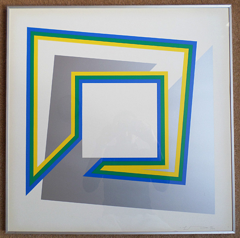 Cyril Lixenberg - Modern geometrisch pendant (2x strak ingelijst) kopen? Bied vanaf 125!