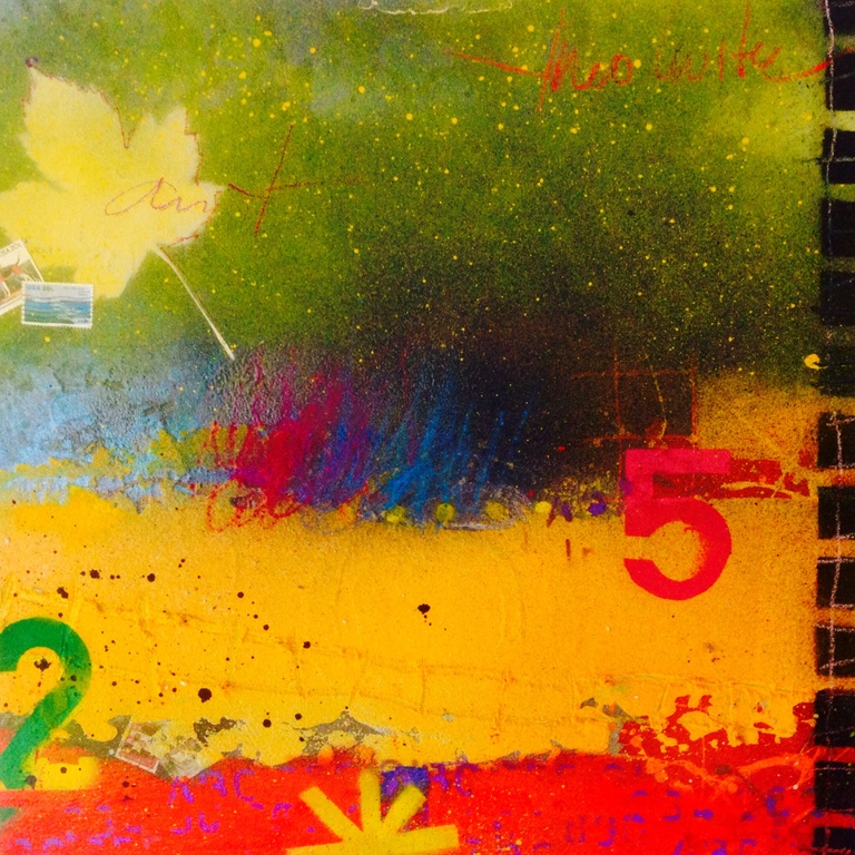 Theo koster, gemengde techniek, stardust verkocht voor € 85!