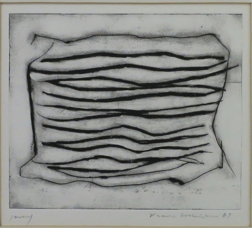 Frank Lodeizen: Ets, Strepen kist verkocht voor € 55!