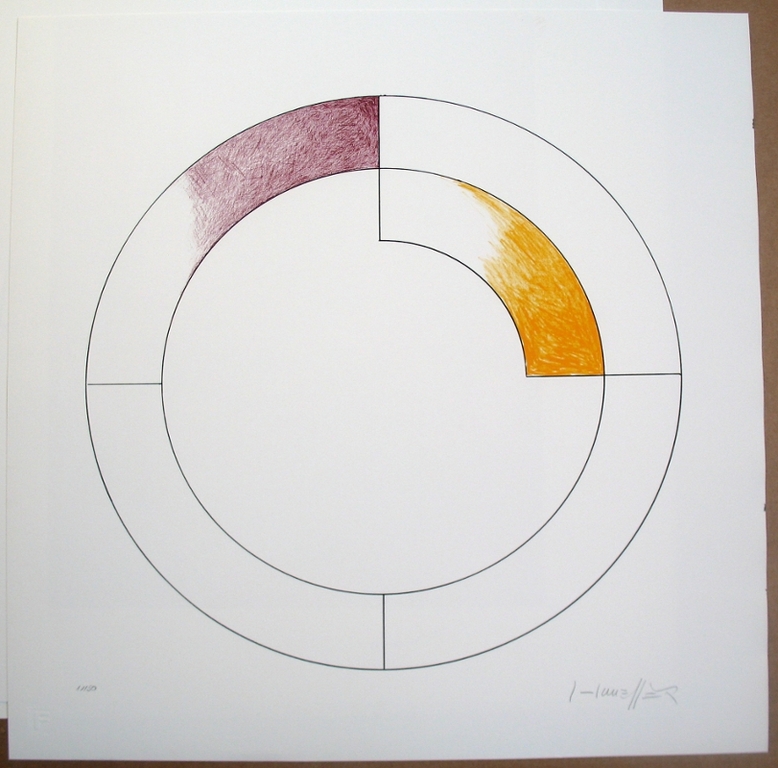 Gottfried Honegger, Concrete Composition, Gesigneerde gicleé  kopen? Bied vanaf 65!