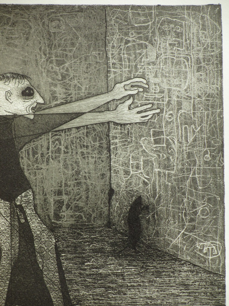 Harry van Kruiningen, The Pit and the Pendulum, Litho kopen? Bied vanaf 1!