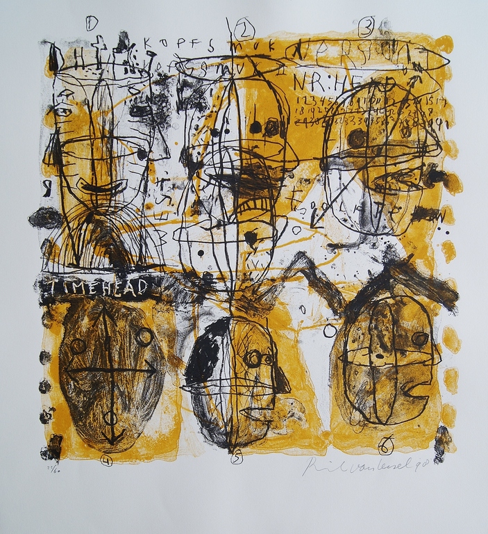 Rik van Iersel 'Brainthing' - gesigneerde zeefdruk - oplage 60 ex. verkocht voor € 95!