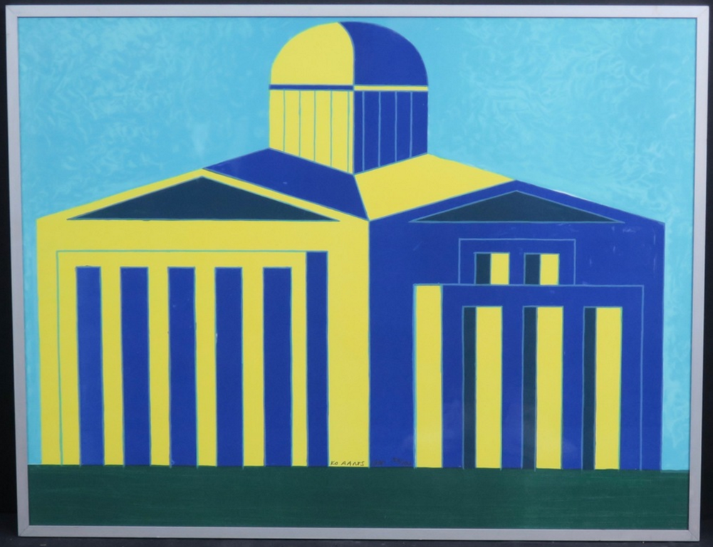 Ko Aarts: Litho, Zonder titel - Ingelijst kopen? Bied vanaf 20!