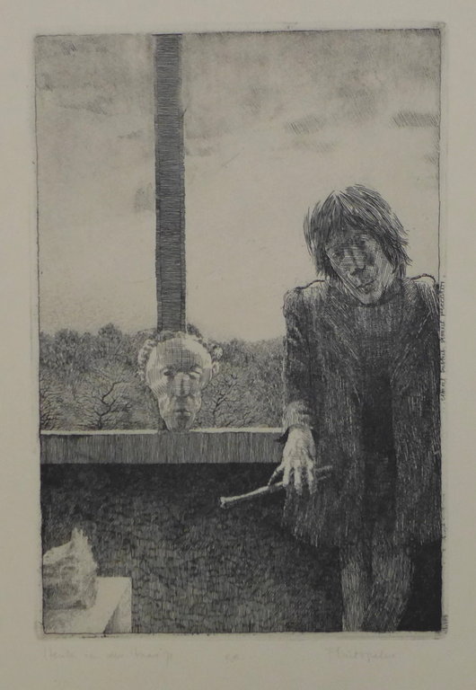 Henk van der Haar, ets uit 1972 kopen? Bied vanaf 25!