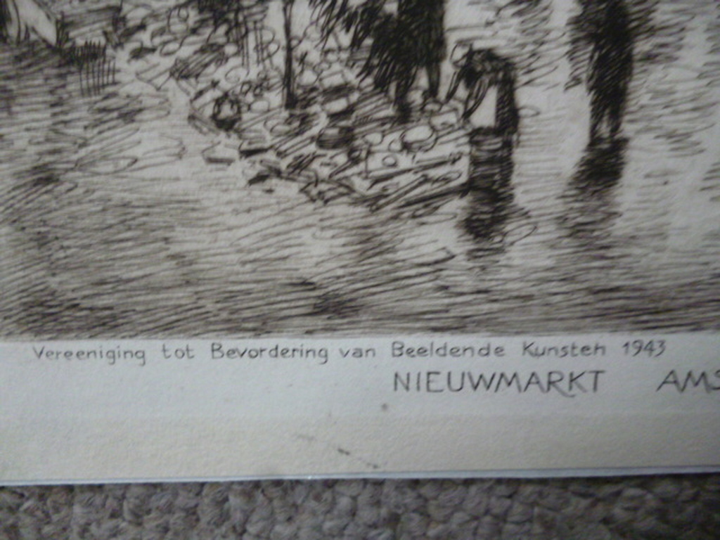 Jos Rovers - Jos Rovers - ets - Nieuwmarkt Amsterdam kopen? Bied vanaf 40!