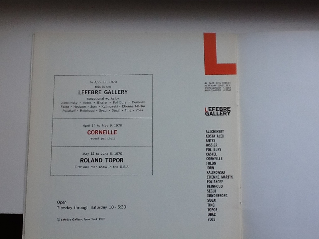 litho Corneille/ Lefebre gallery kopen? Bied vanaf 79!