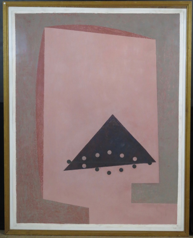 Jan van den Langenberg: Pastelkrijt, Search for memory - Ingelijst (Zeer groot) kopen? Bied vanaf 1!