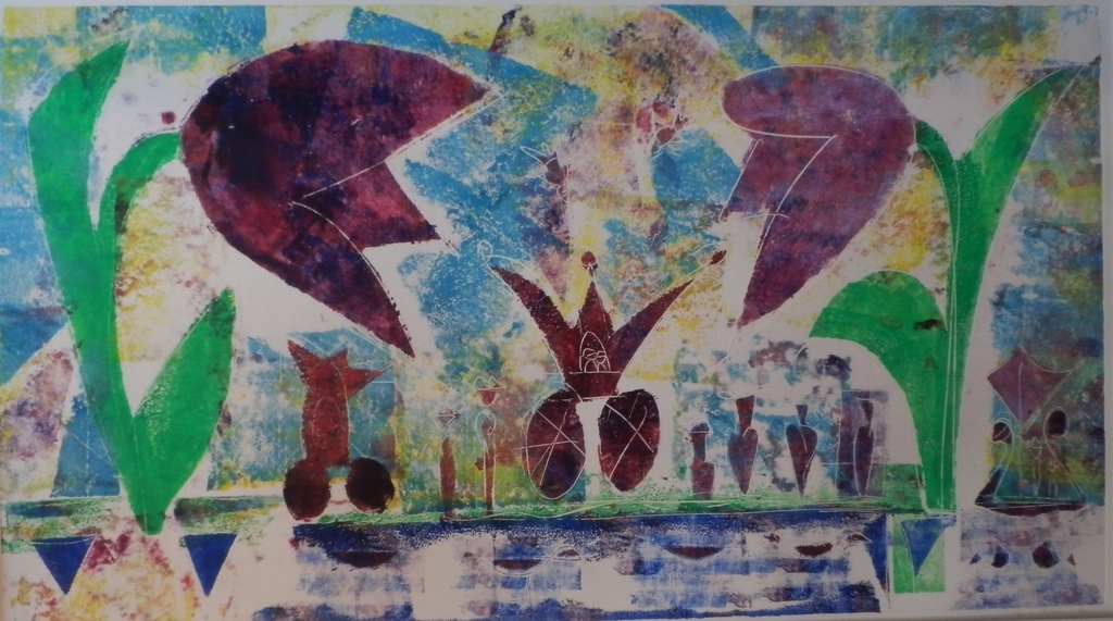 LIA van LEEUWEN  Grote Kleurenets  RONDOM DE TULPEN  Handgesigneerd kopen? Bied vanaf 45!