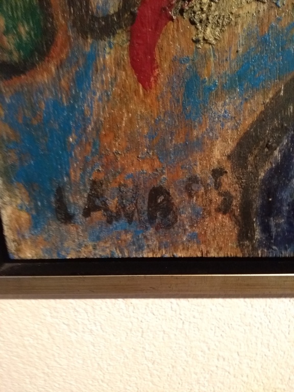 Modern abstract werk van Matt Lamb (1932-2012), Amerikaans-Ierse schilder. kopen? Bied vanaf 950!