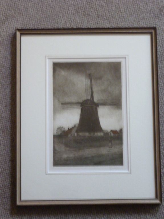 Tjeerd Bottema - kleurenets - Boerin bij molen kopen? Bied vanaf 150!