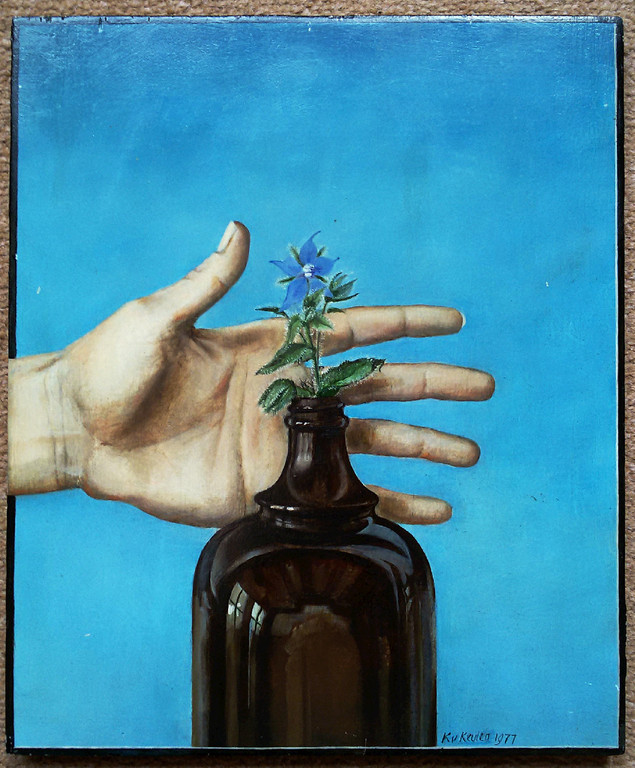 Koosje van Keulen - Stilleven (1977), olieverf op paneel kopen? Bied vanaf 650!