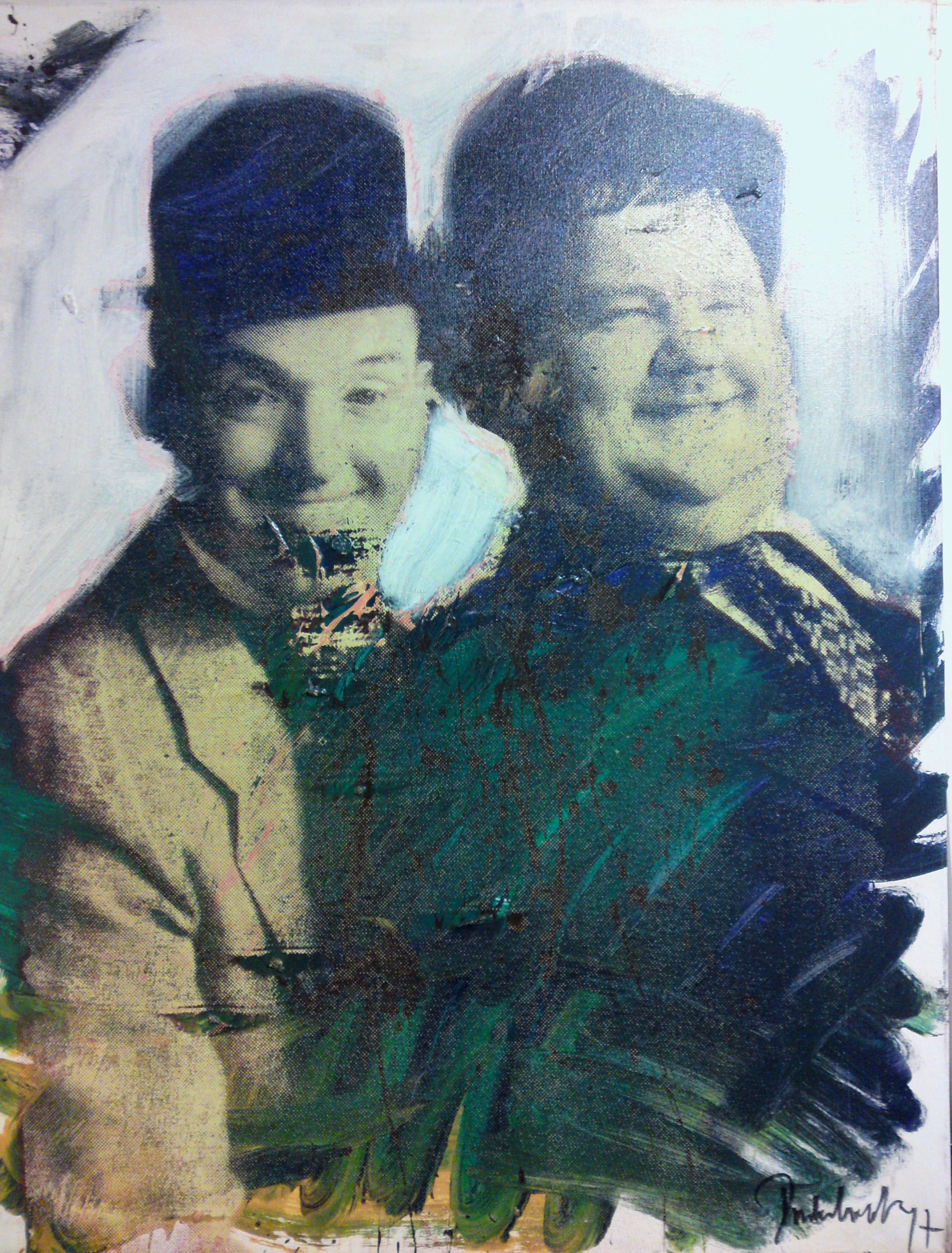 Peter Donkersloot -Gemengde techniek  verkocht voor € 130!