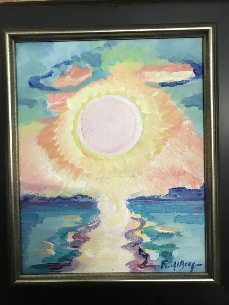 Freek van den Berg Origineel olieverf op doek - nieuw ingelijst-Titel: Veessen kopen? Bied vanaf 199!