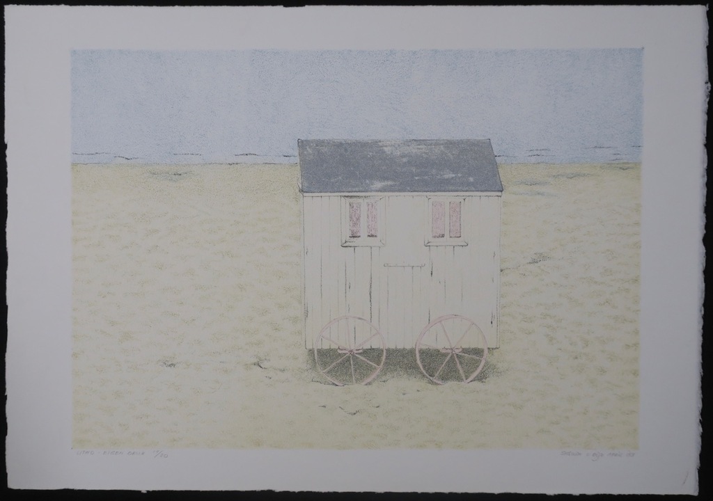 Saskia van Dijk: Litho, Strand kopen? Bied vanaf 1!