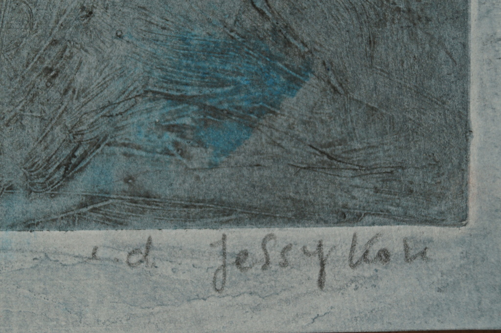 Jessy Kok - gesigneerde kleurets - Vlinderbergen - 6 ex. kopen? Bied vanaf 1!