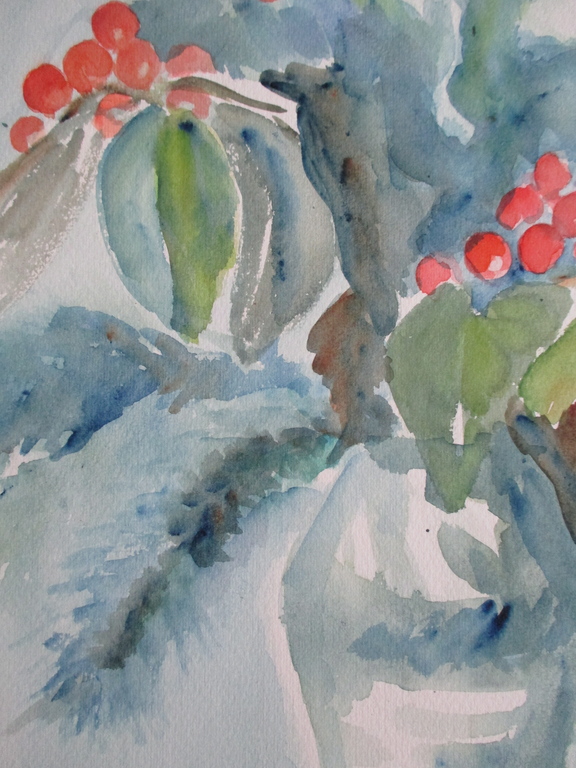 Onbekend, aquarel bloemen kopen? Bied vanaf 1!