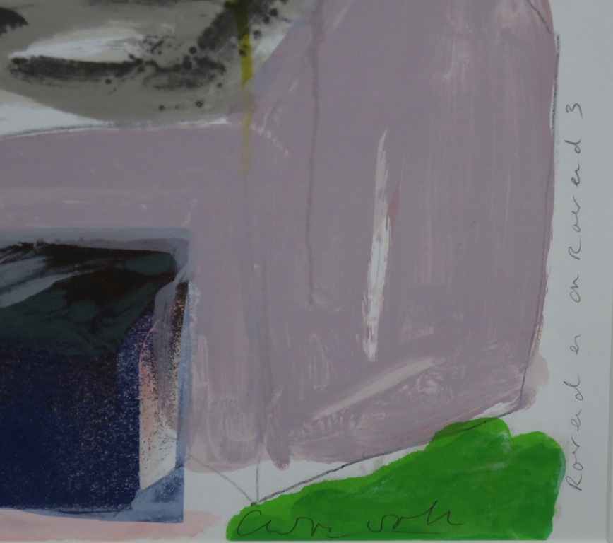 Cees Dolk: Zeefdruk, Roerend en Onroerend 3 -Ingelijst kopen? Bied vanaf 35!