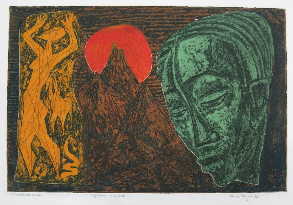 Ru van Rossem: Ets en blinddruk, I'll make me a man verkocht voor € 45!