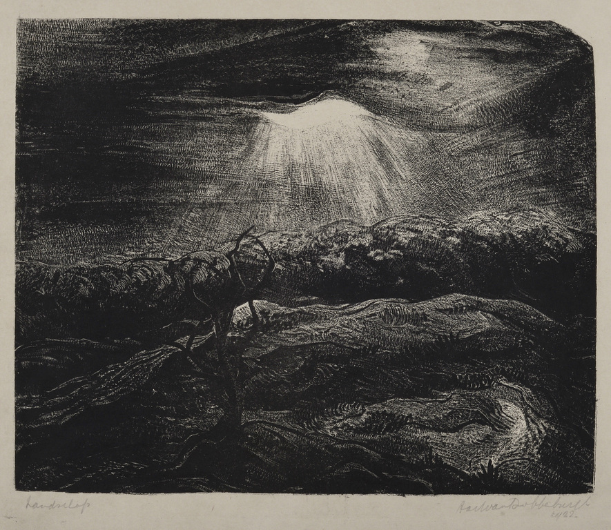 Aart van Dobbenburgh: Litho - Landschap - 1922  kopen? Bied vanaf 55!