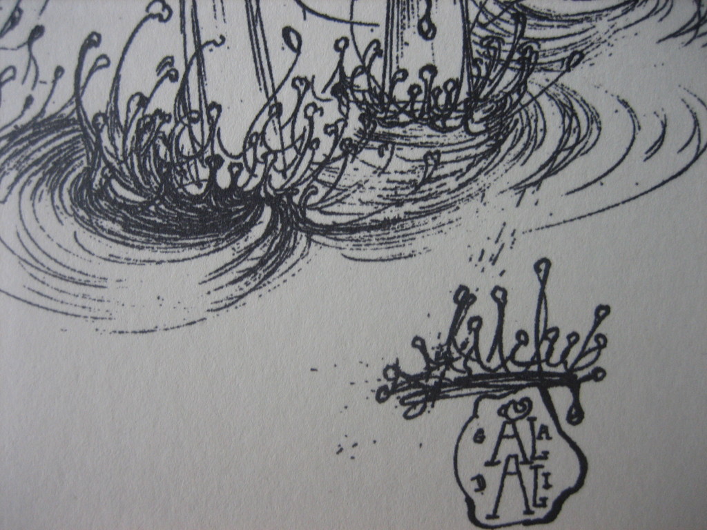 Salvador Dali - In Rowing Boat - Lithografie - oplage 2500 ex. - 1944 kopen? Bied vanaf 1!