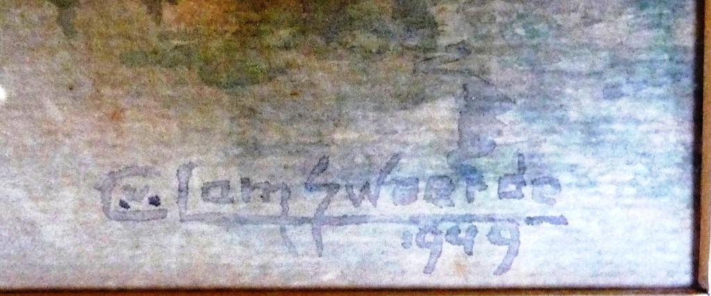 Baron Clemens van Lansweerde: Aquarel, Amsterdam 1949 kopen? Bied vanaf 55!