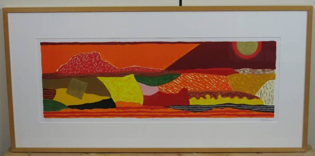 Ronald Boonacker: Zeefdruk, Curaçao - Ingelijst (bijzonder formaat) kopen? Bied vanaf 100!