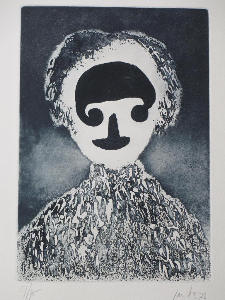 Jan Cox, Geabstraheerd mensfiguur, Ets kopen? Bied vanaf 100!