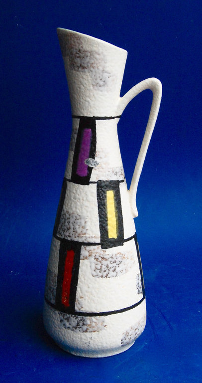 Grote jaren 1950 "Bay" karaf vaas - West-Duitsland - ontwerp door Bodo Mans kopen? Bied vanaf 14!