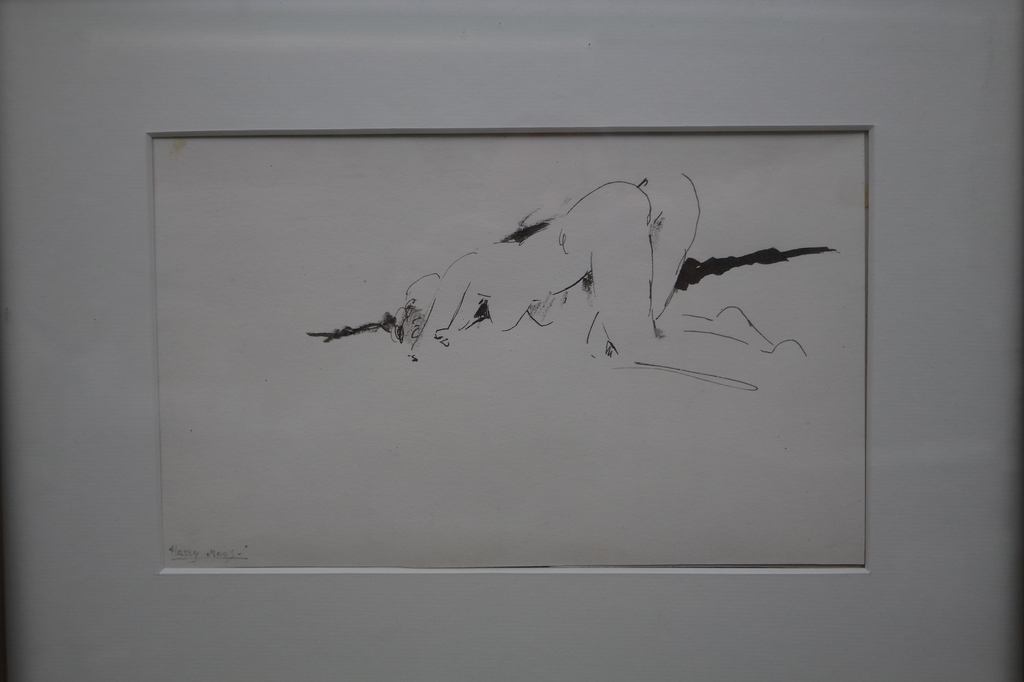Harry Maas (1906-1982) - inkt tekening - figuurstudie kopen? Bied vanaf 99!